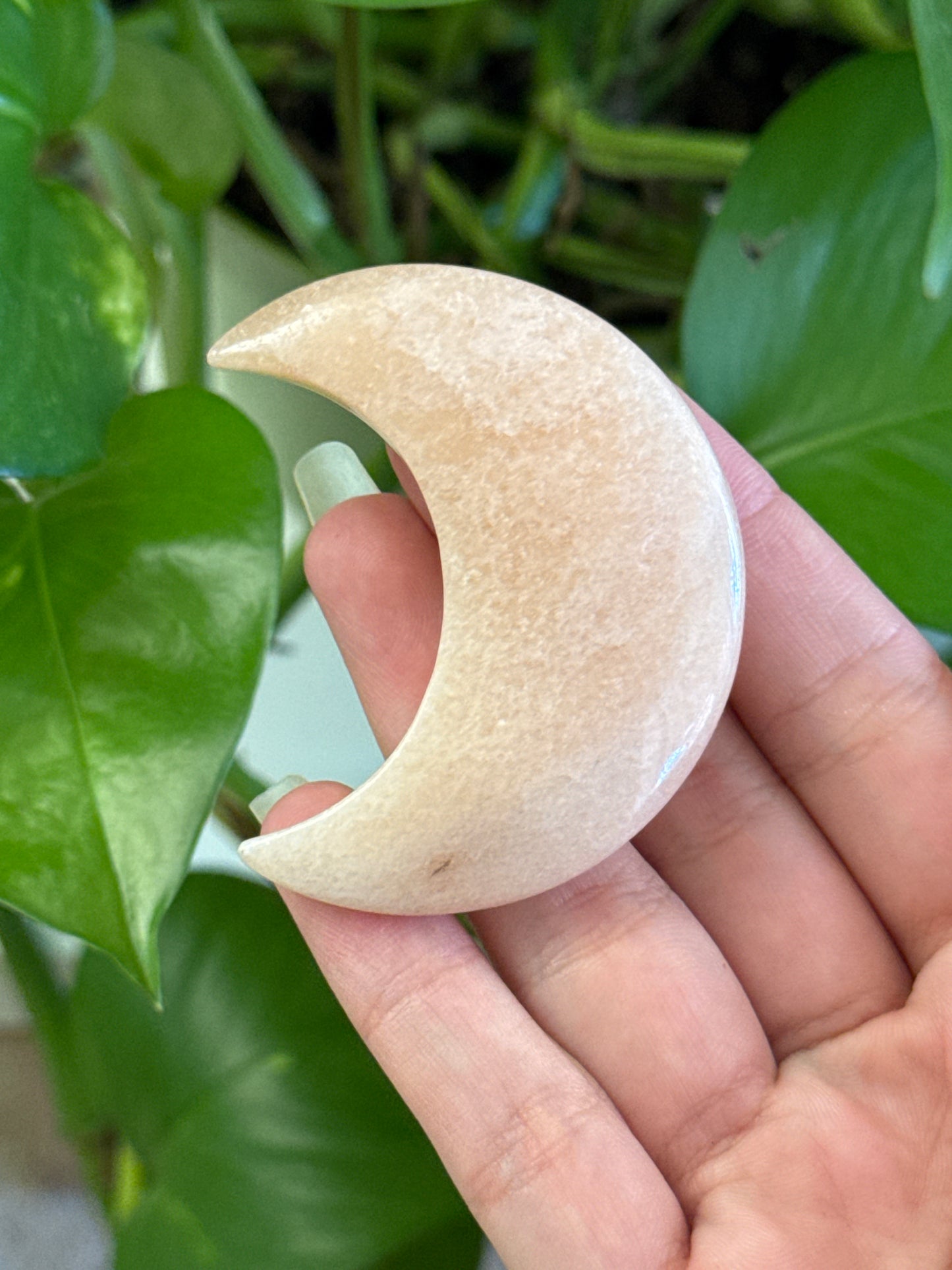 Peachy Quartz Moon