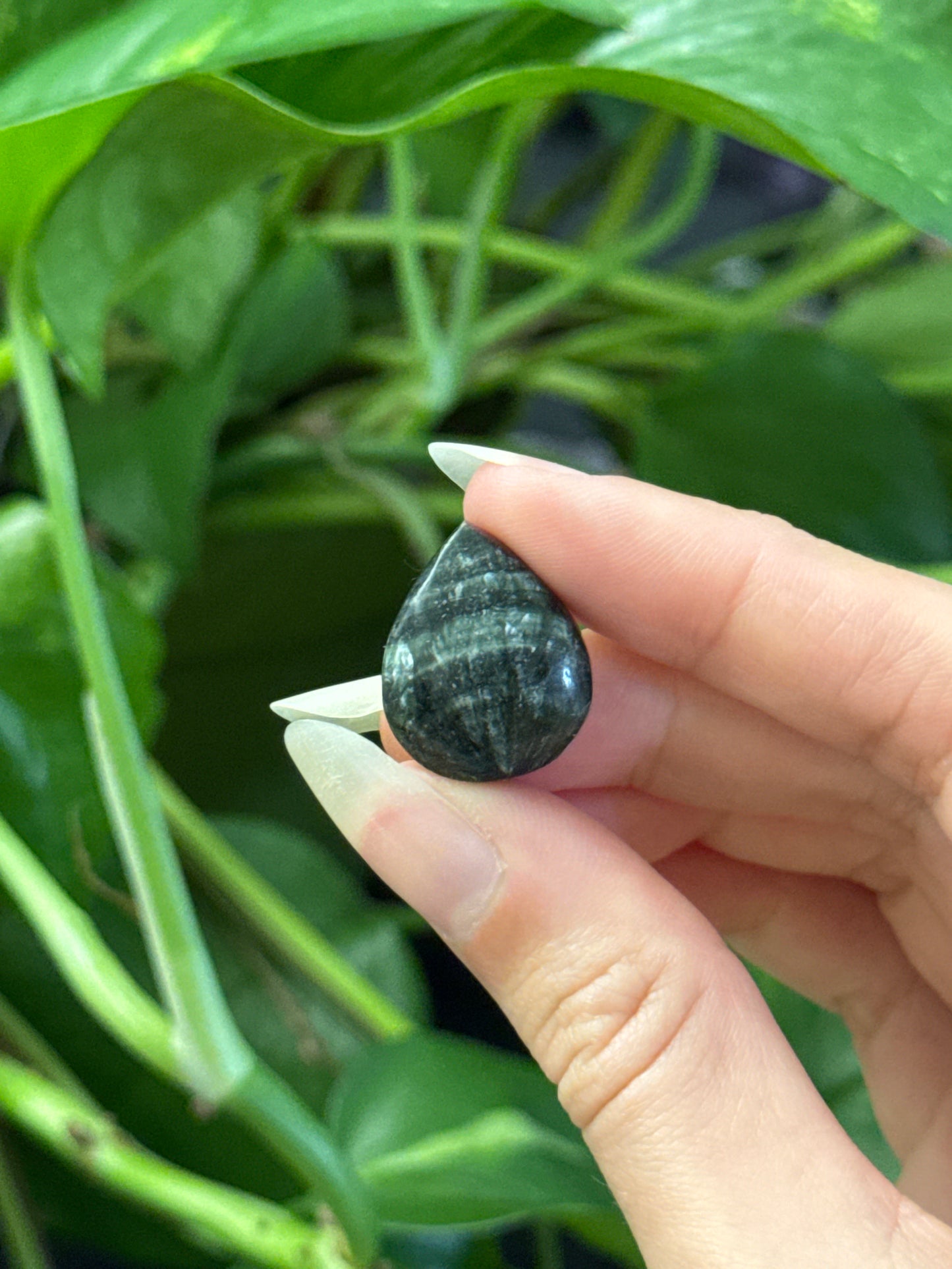 Flashy Serephanite Teardrop & Moon | You Pick