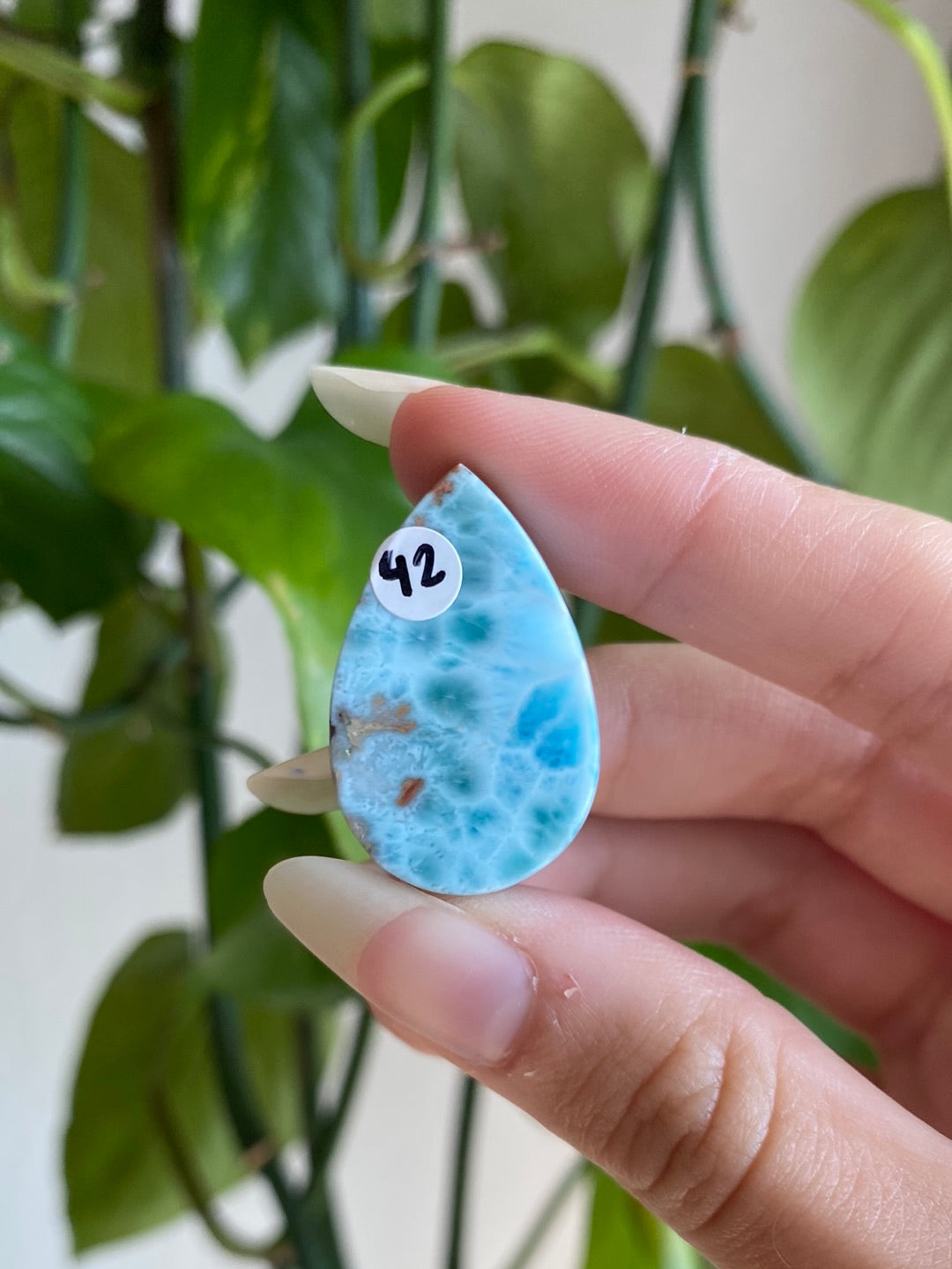 Larimar Tear Drop