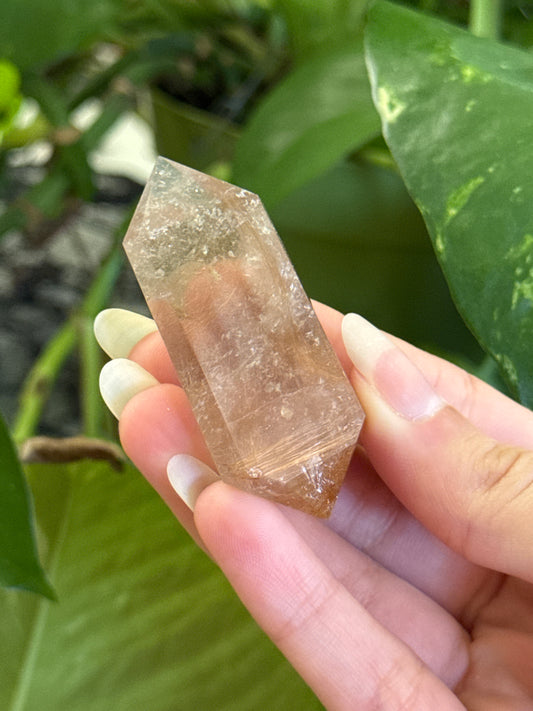 Super Sparkly Gold Rutile DT *see vid for sparkles*