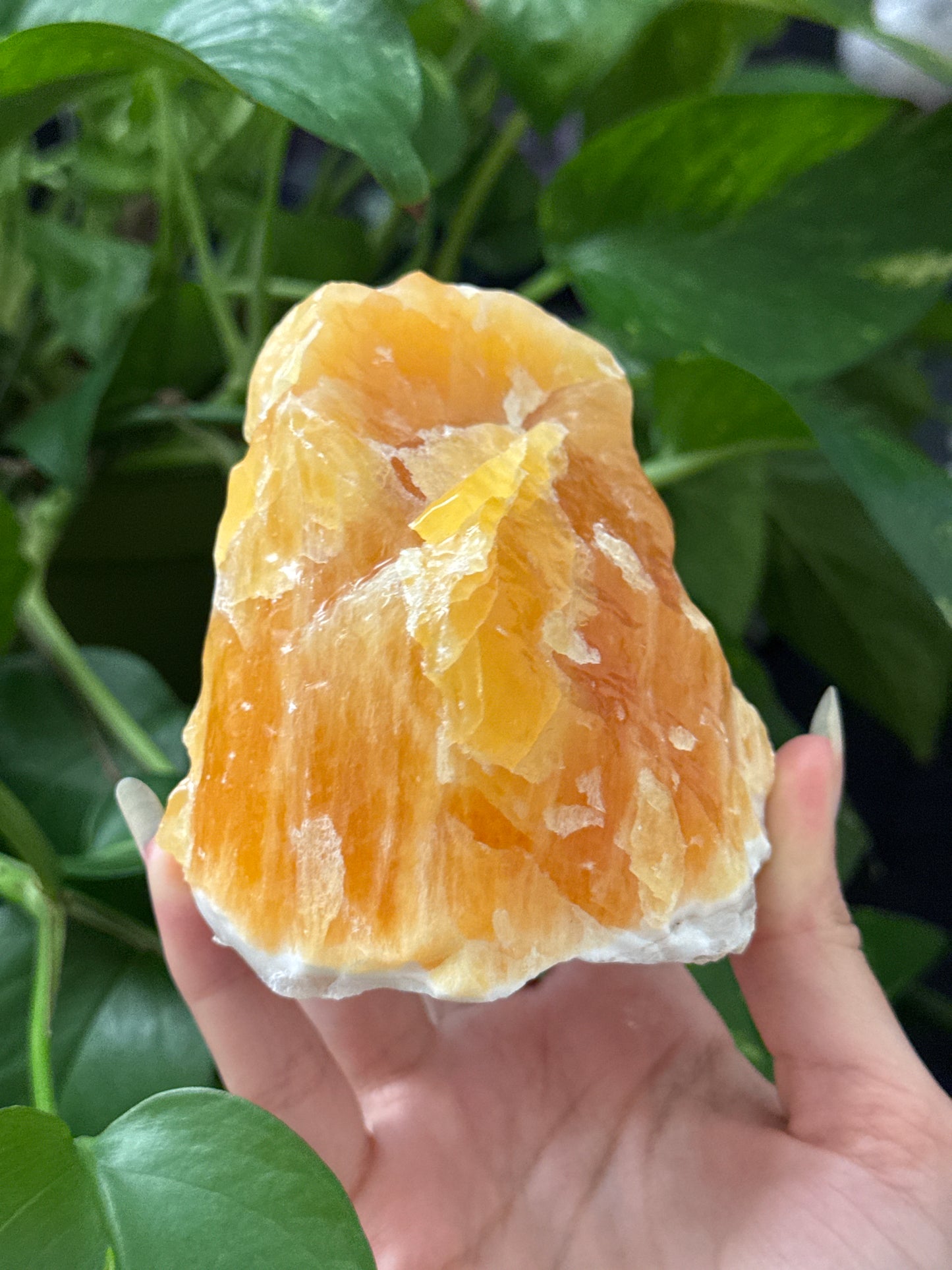 Large Orange Calcite Specimen