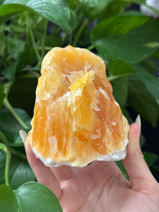 Large Orange Calcite Specimen