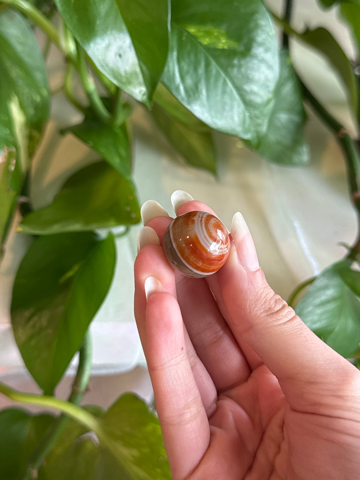 Banded Carnelian Mini Sphere
