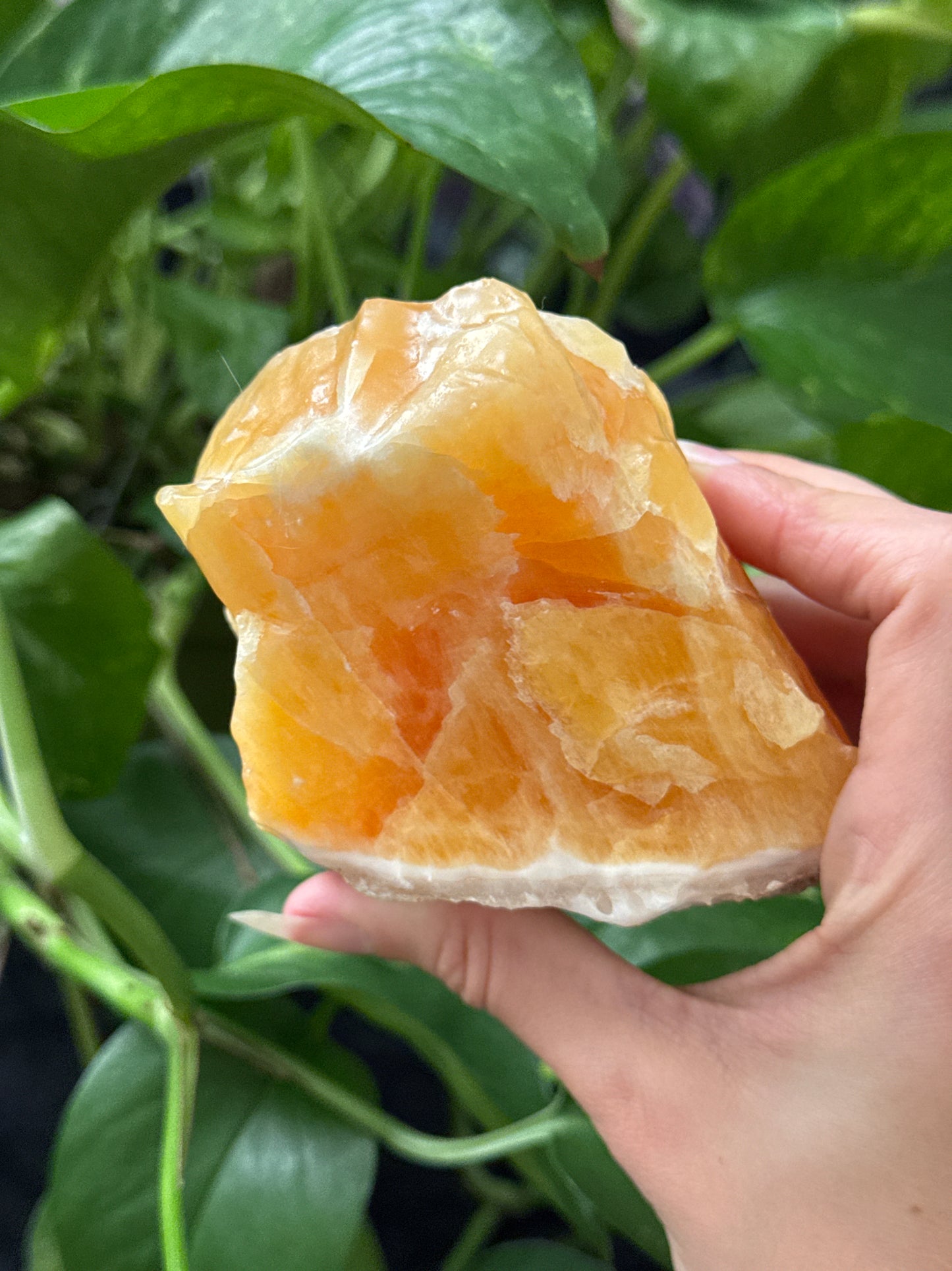 Large Orange Calcite Specimen