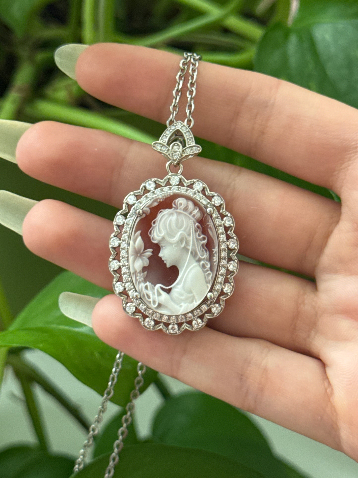 Fairy Shell Carved Necklace