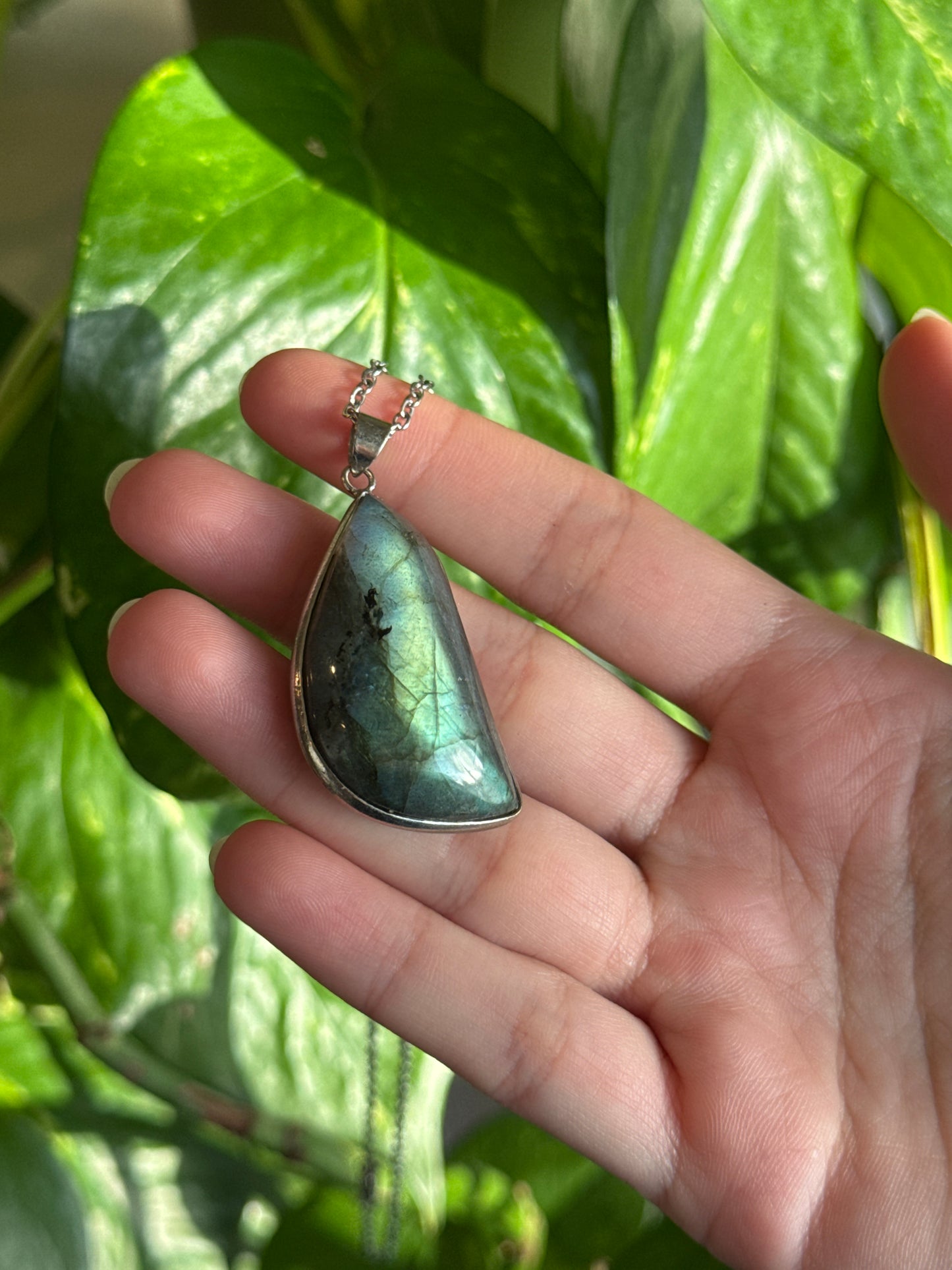 Statement Labradorite Necklace C