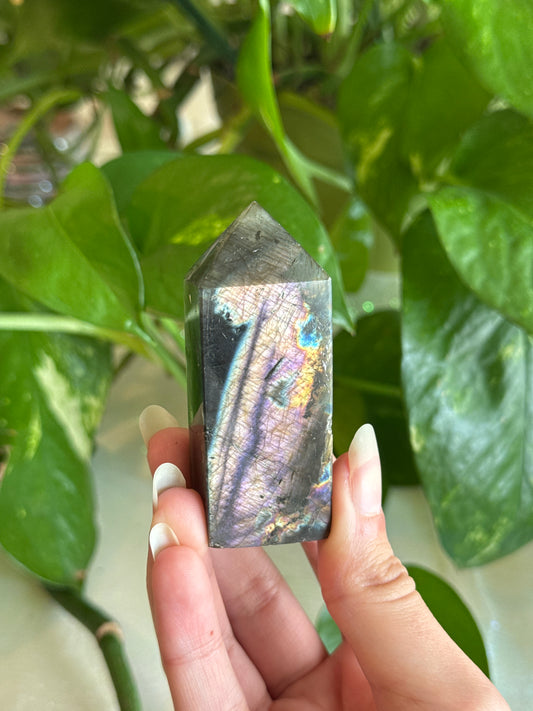 Electric Pink Labradorite Tower B