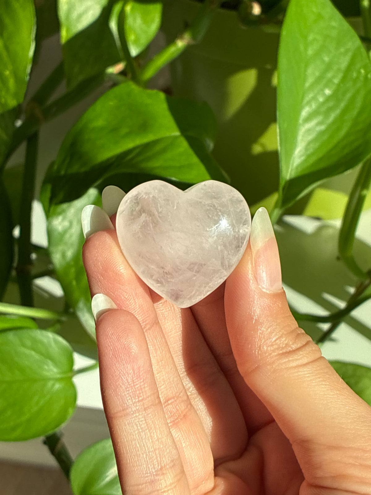 Rose Quartz Heart