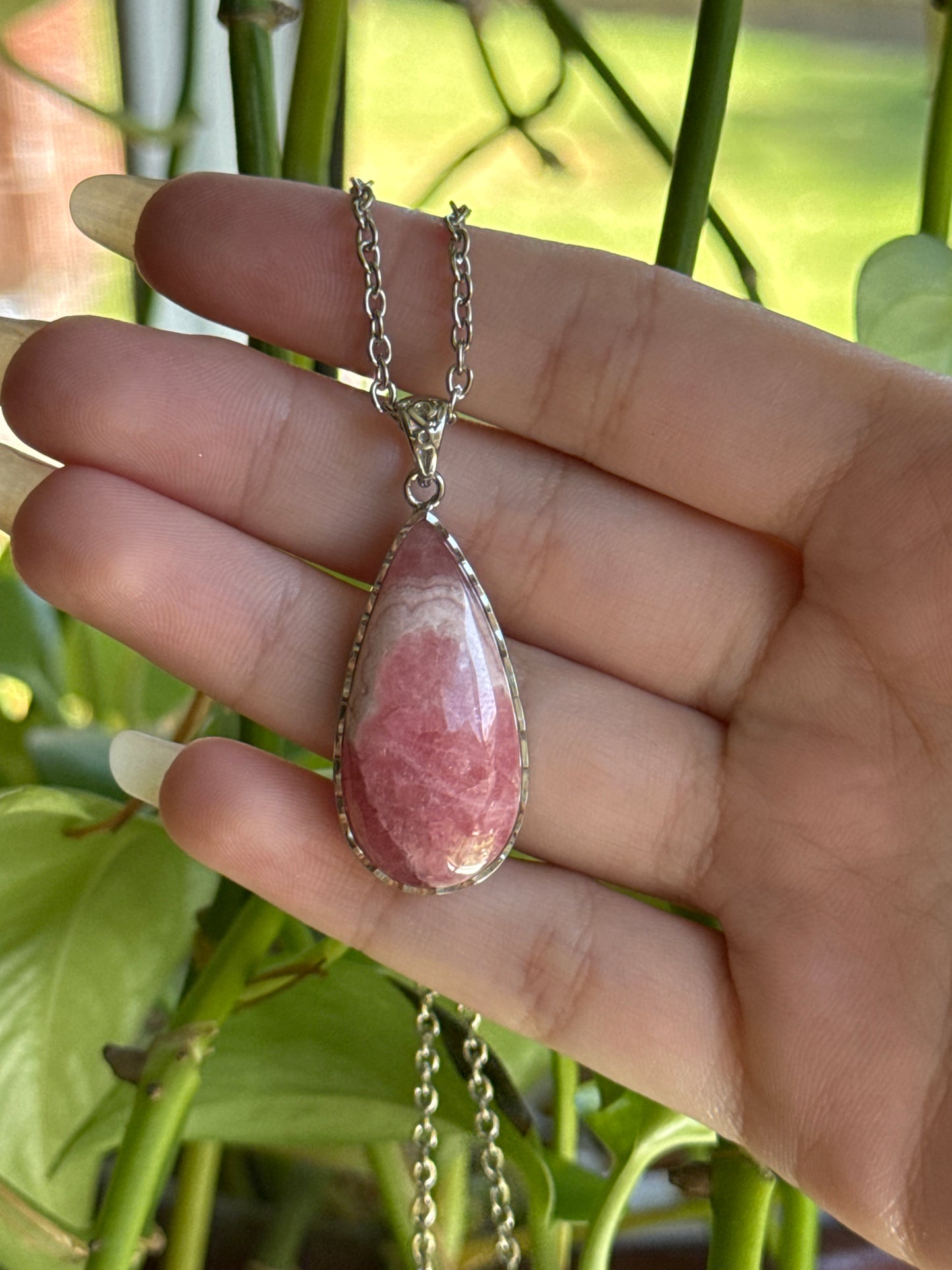 Rhodochrosite Necklace