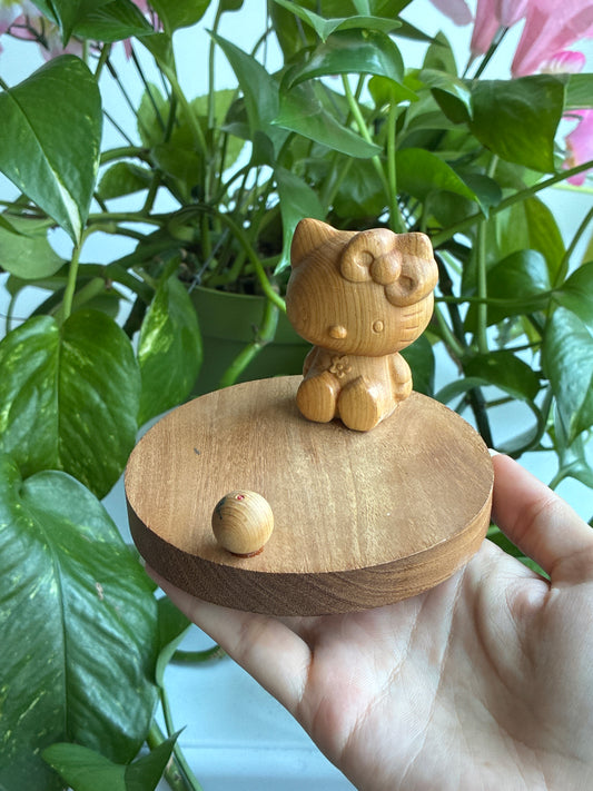 Hello Kitty Wood Phone Stand