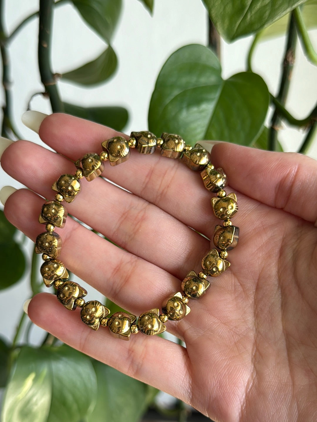 Pyrite Kitty Bracelet