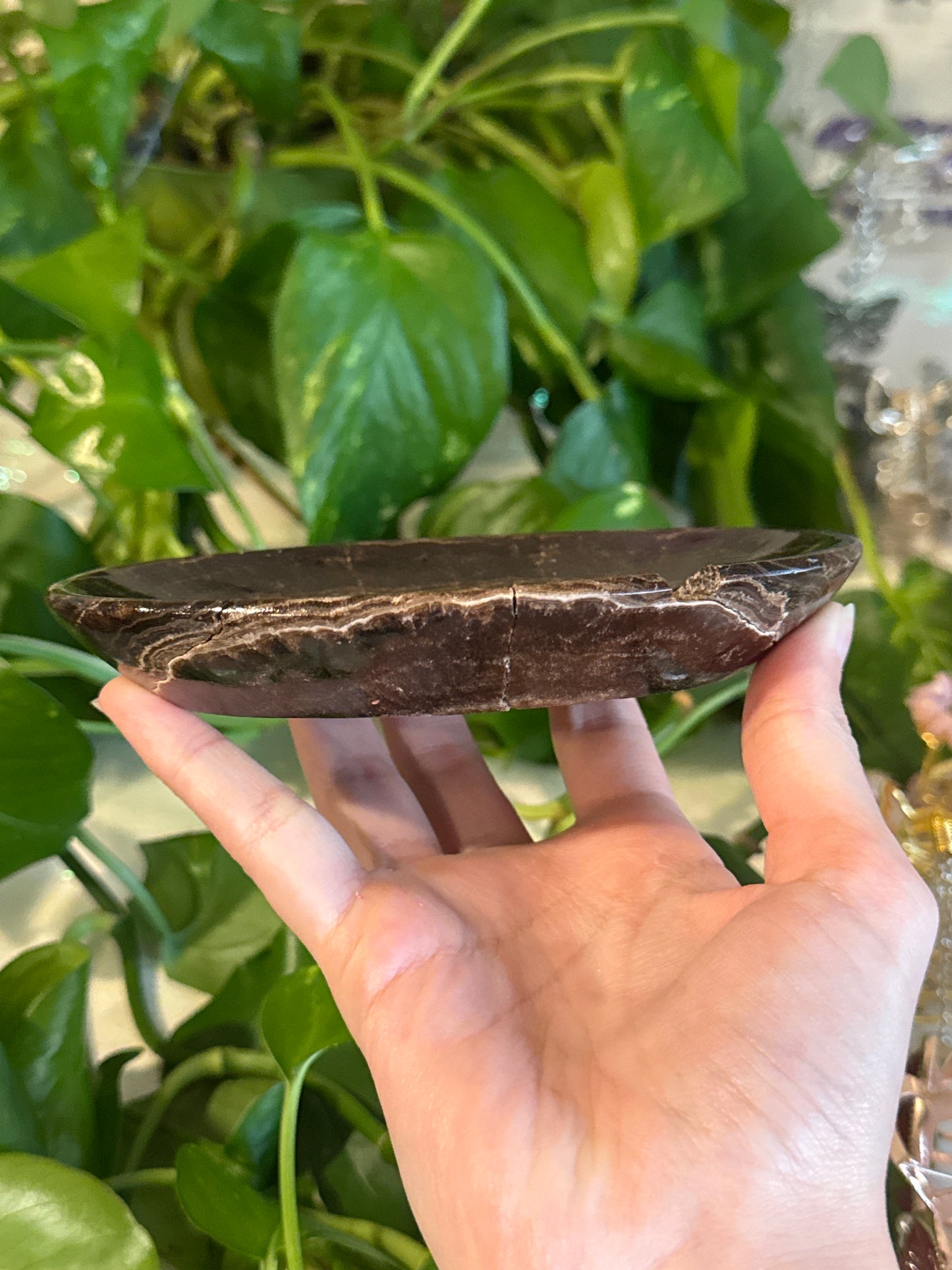 Chocolate Calcite Bowl