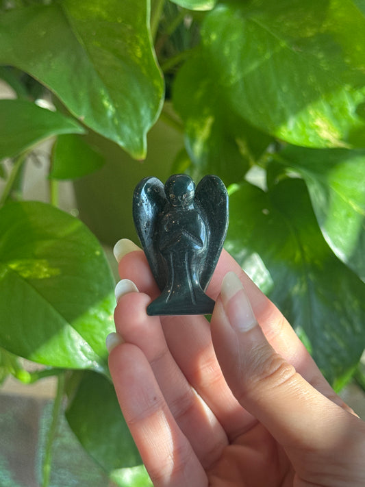 Green Jasper Angel