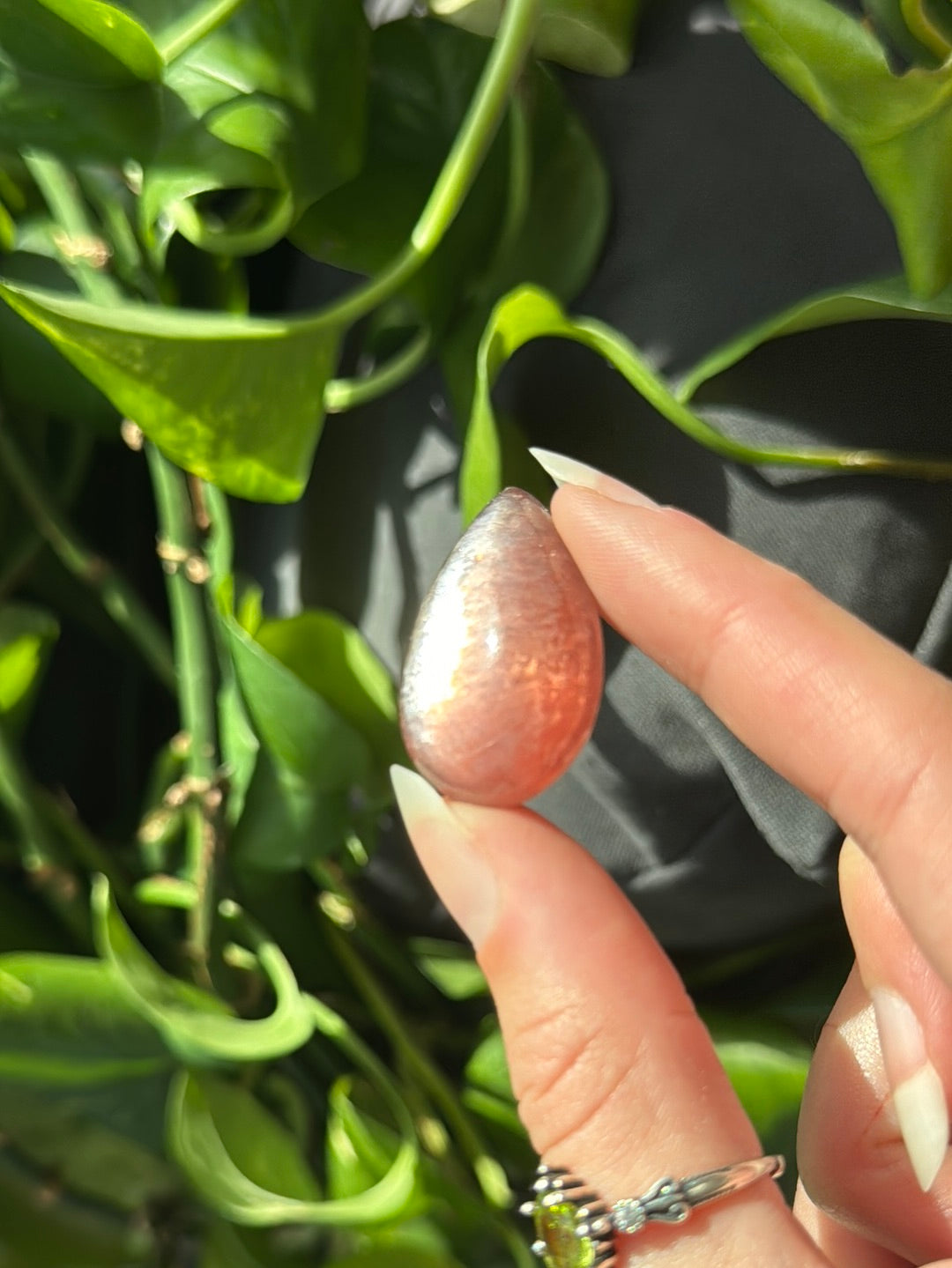 Gem Lepidolite Teardrop