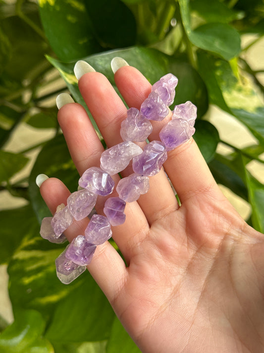 Amethyst Cluster Bracelet