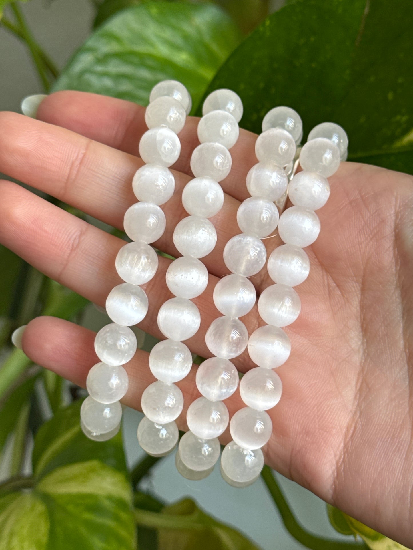 Selenite Satin Spar Bracelet