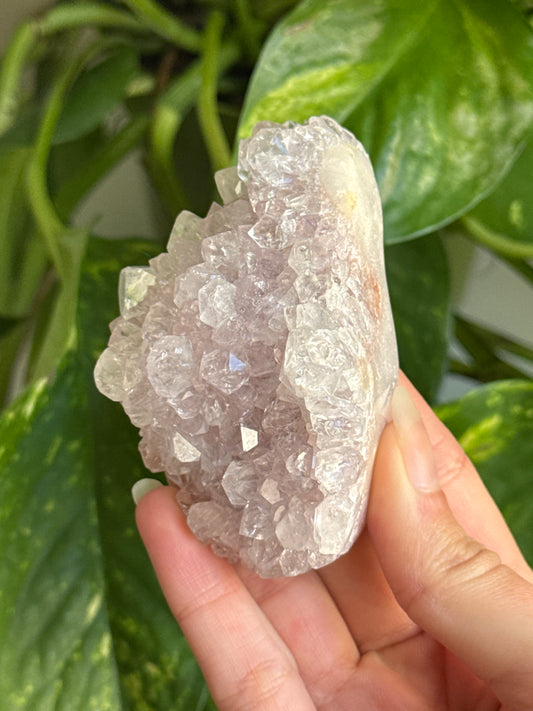 Light Pink Amethyst Quartz Flower Cluster