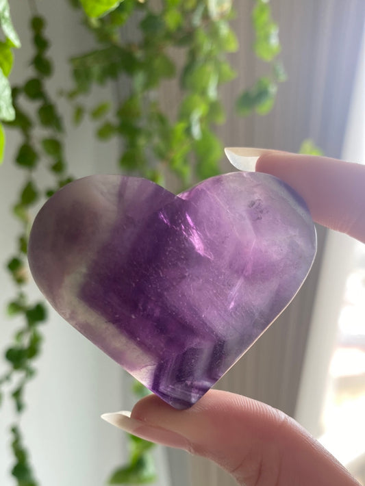 Fluorite Heart