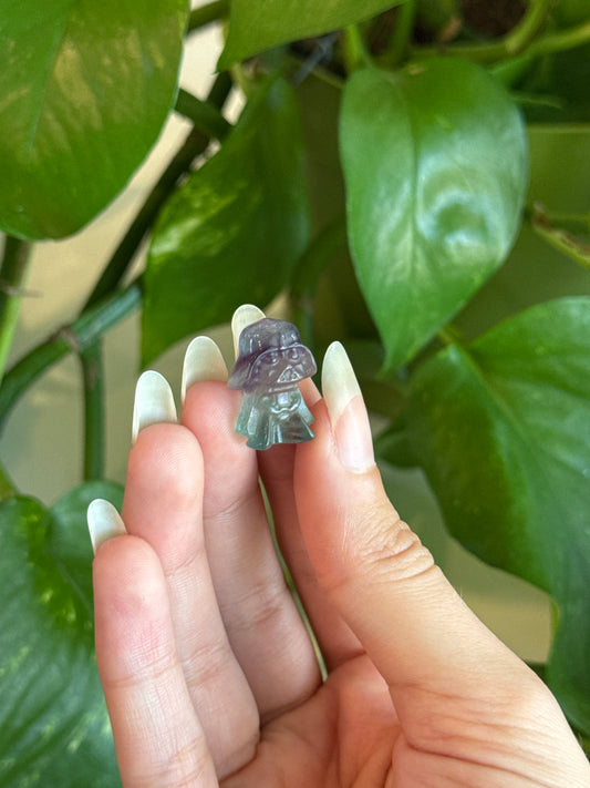Fluorite Darth Vader