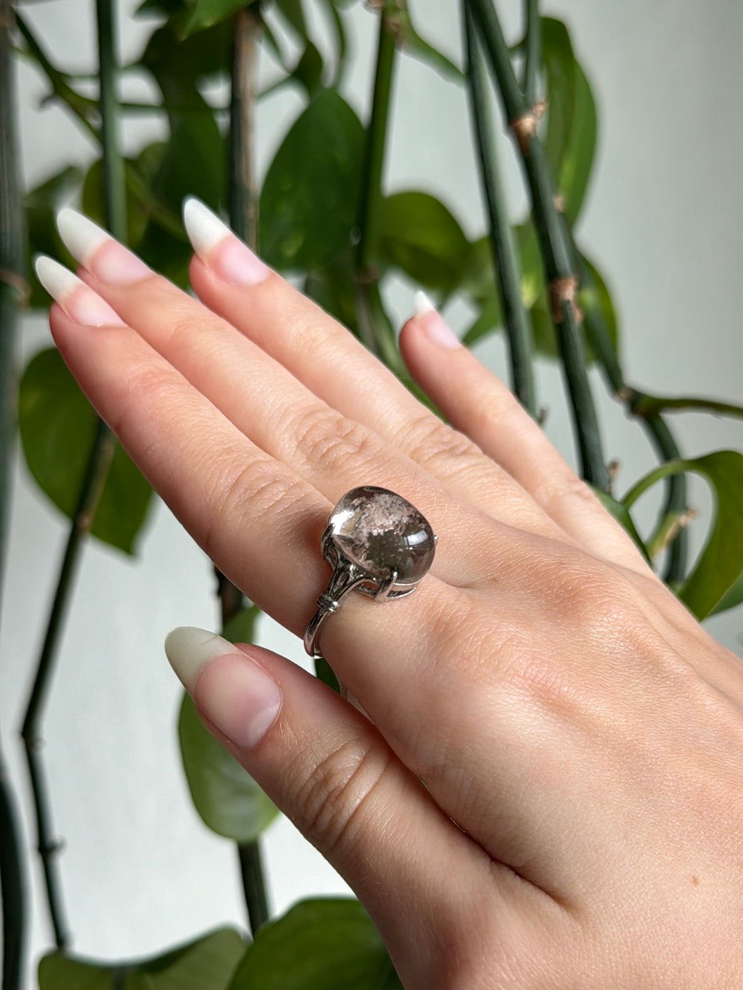 Garden Quartz Adjustable Ring A