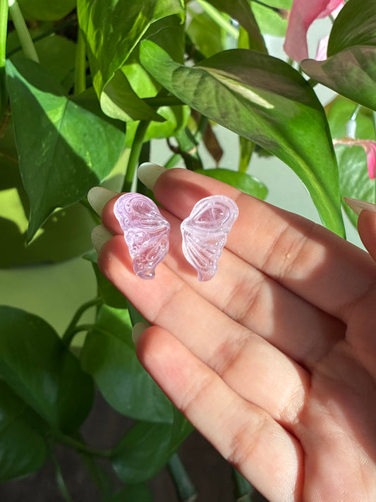 Set of Amethyst Mini Butterfly Wings/Beads