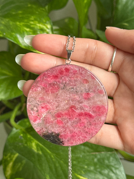 Sakura Rhodonite Necklace