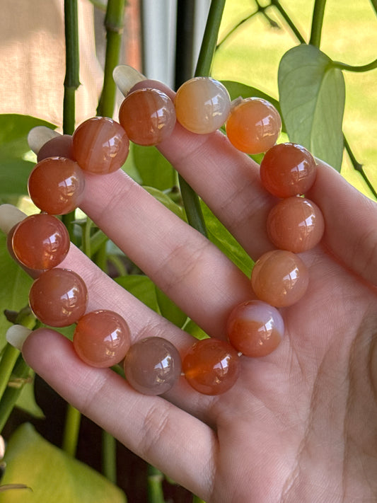 Chunky Carnelian Bracelet