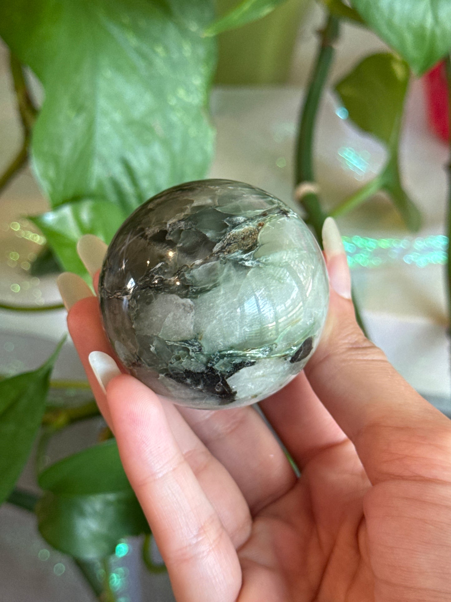 Shiny Seraphinite Sphere