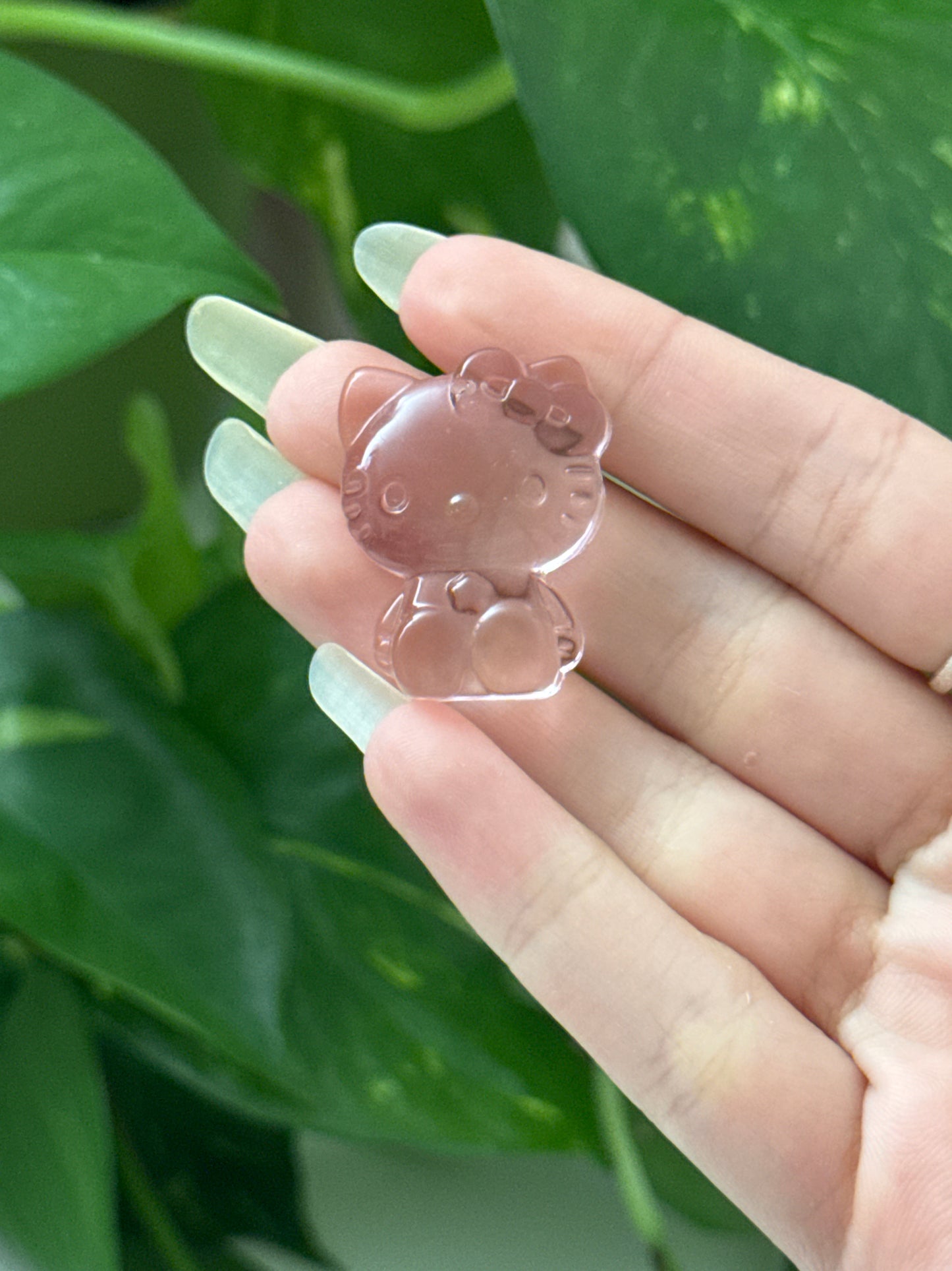 Pink Opalite Hello Kitty