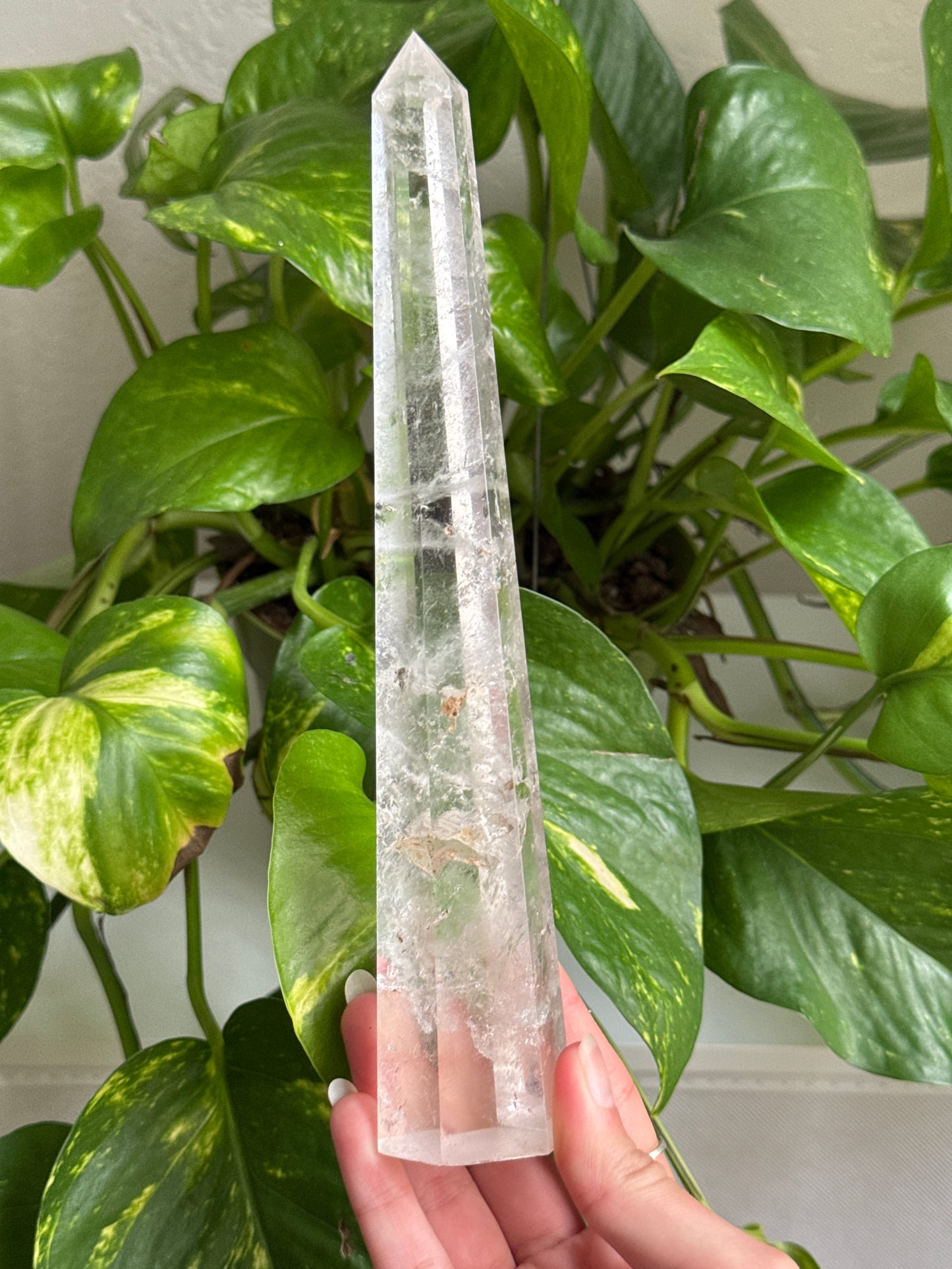Clear Quartz Obelisk