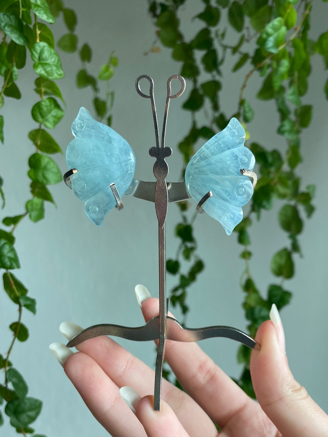 Aquamarine Butterfly Stand