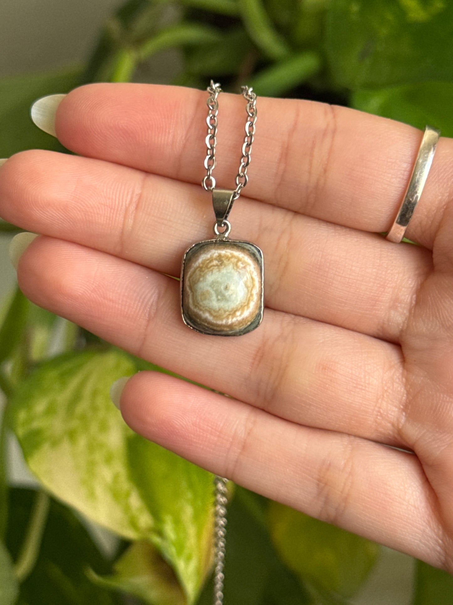 Pastel Imperial Jasper 925 Silver Necklace | You Pick