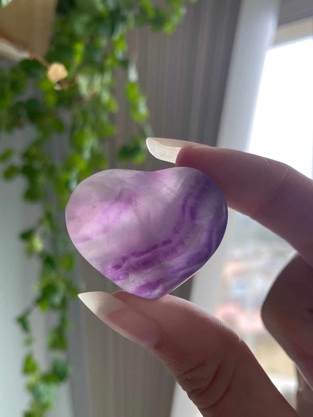 Fluorite Hearts | You Pick (Yellow, Green, Banded, Purple)