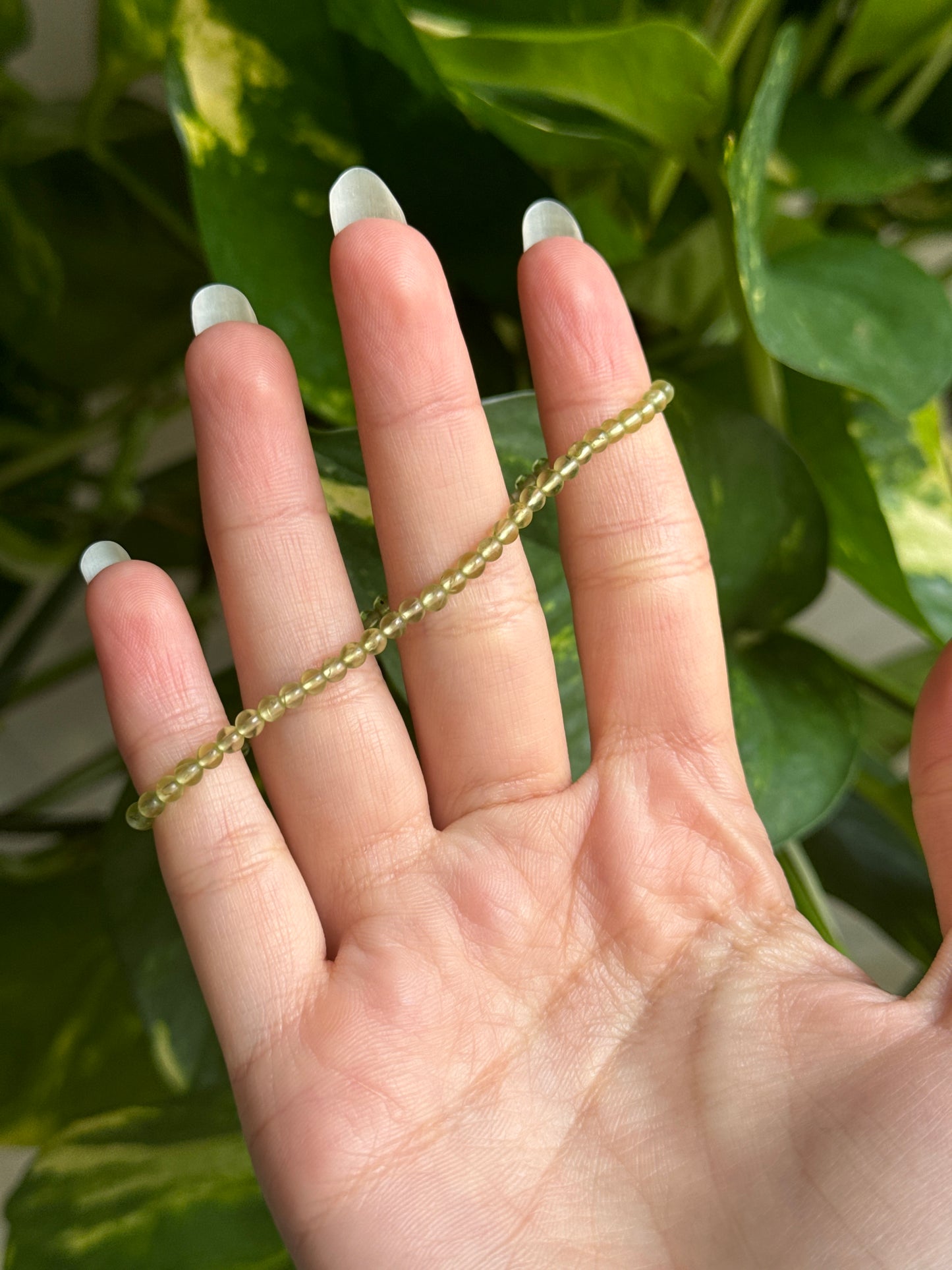 High Grade Peridot/Olivine Bracelet