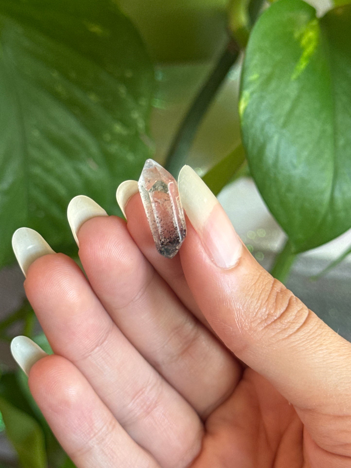 Hematite Phantom Quartz Mini Freeform | You Pick