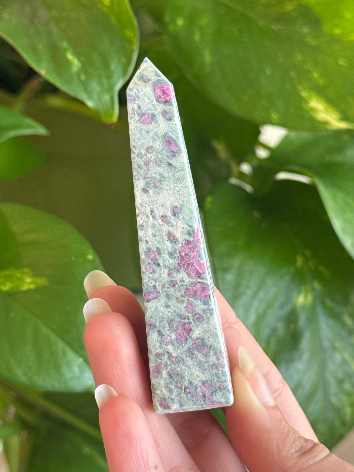 Ruby in Fuchsite Obelisks | You Pick