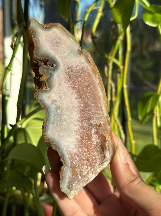 Druzy Pink Amethyst Slab B