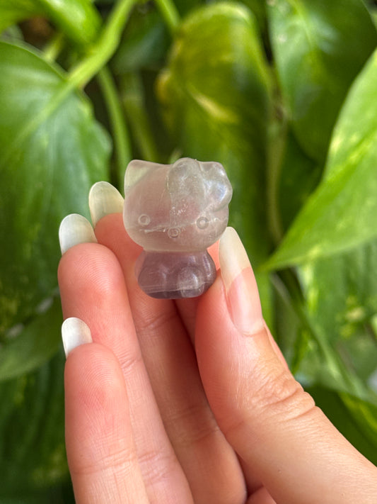 Fluorite Hello Kitty