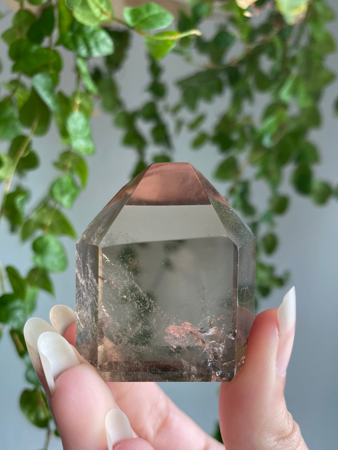 Chubby Smokey Quartz Faceted Towers | You Pick