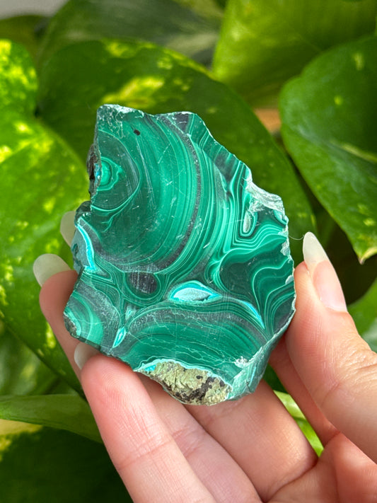 Malachite & Chrysocolla Slab E