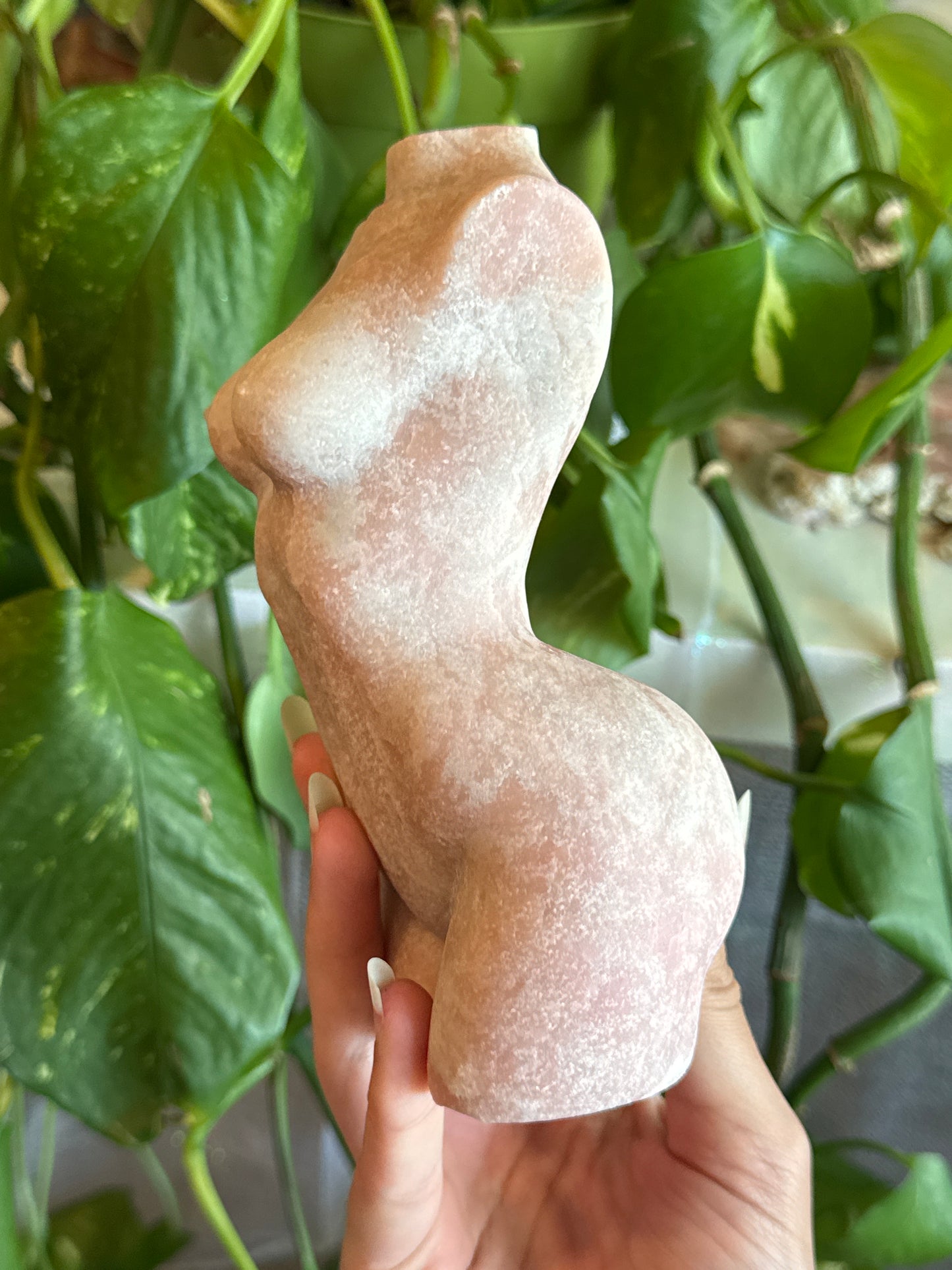 Bubblegum Pink Opal Large Goddess Body