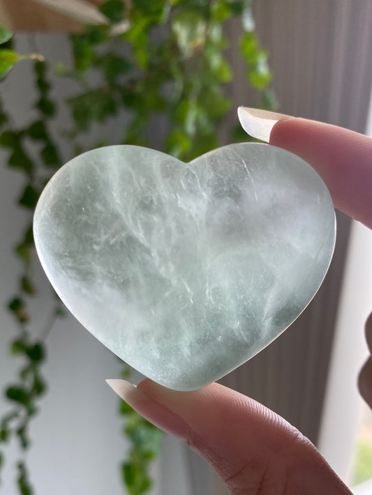 Fluorite Hearts | You Pick (Yellow, Green, Banded, Purple)