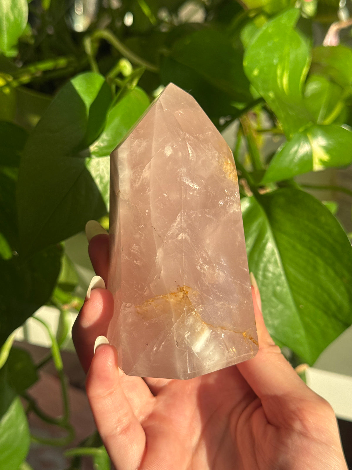 Blue Rose Quartz Tower