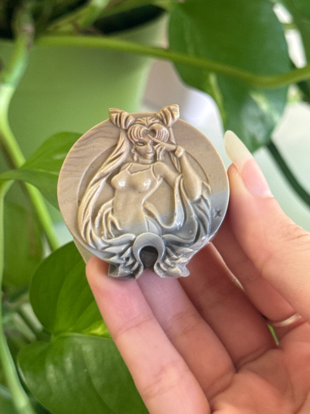 Sailor Moon Detailed Jasper Carving