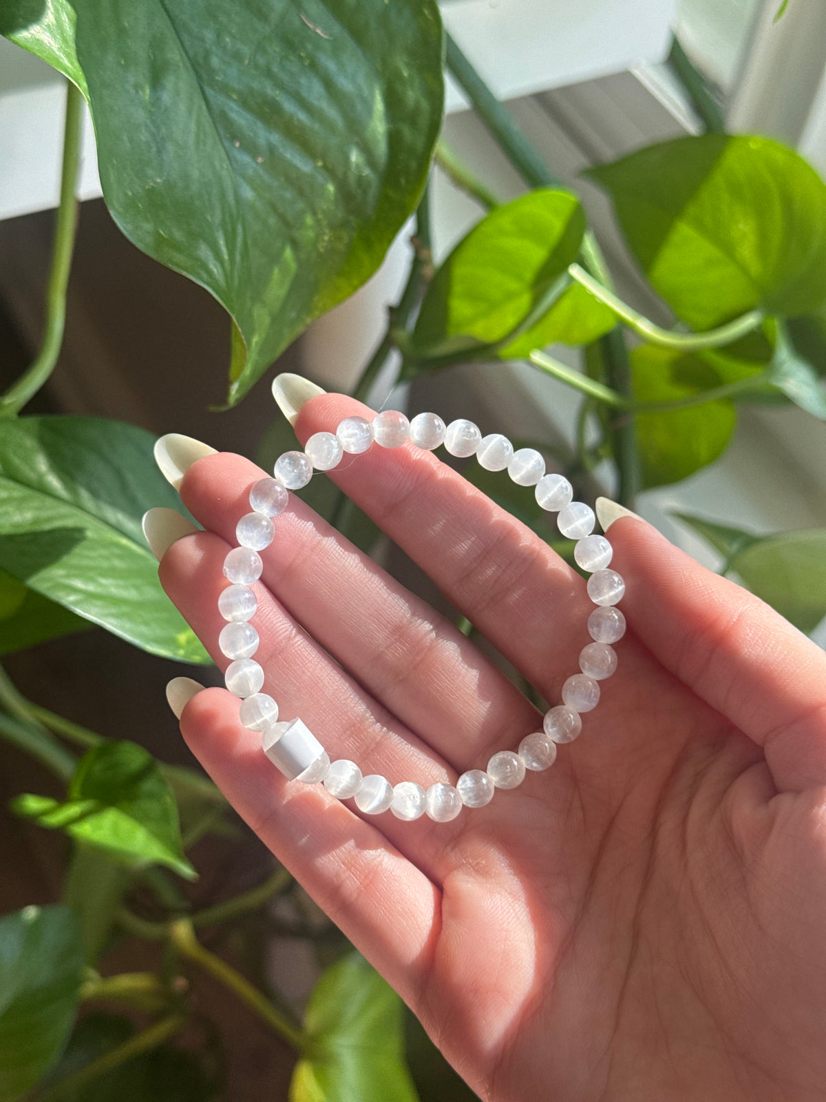Dainty Selenite Bracelet