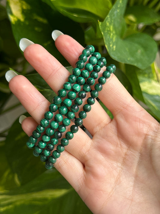 Chatoyant Malachite Bracelet