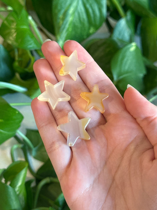 Agate Mini Star Carving