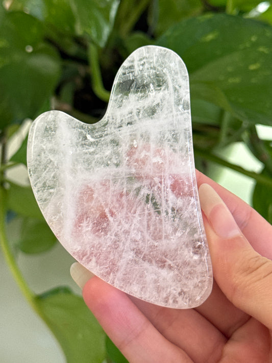 Clear Quartz Gua Sha