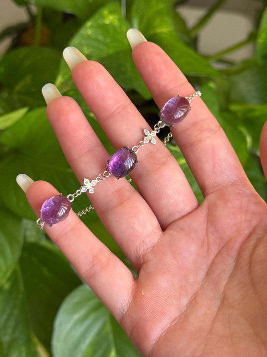 Amethyst Adjustable Bracelet