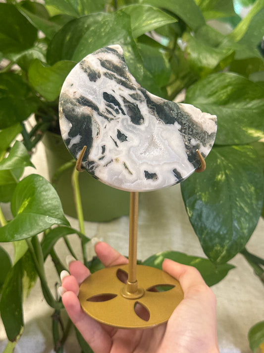 Moss Agate Moon